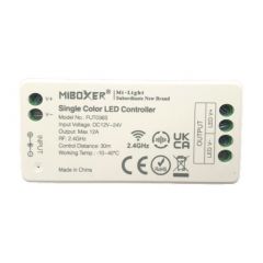 Miboxer - Single Color LED strip controller - 12V-24V - 4 Zones - FUT036S | MP210017 | <ul class="list-style -check">
<li>Enkelkleurige controller</li>
<li>Geschikt voor LED strips</li>
<li>Reikwijdte: max. 30 meter</li>
</ul>