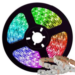 LED Strip 12V - RGB - 42 LEDs - 10W/m - 5m - IP20 - Buigbaar | MP210092 | <ul class="list-style -check">
<li>Per 5 cm inkortbaar</li>
<li>RGB</li>
<li>Losse strip</li>
</ul>