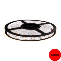 LED Strip 12V - Rood - IP65 - 120xSMD3528/m - 5m - Losse strip | MP210127 | <ul class="list-style -check">
<li>Rood</li>
<li>Per 5 cm inkortbaar</li>
<li>9,6W/m, 300Lm/m</li>
</ul>
