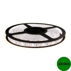 LED Strip 12V - Groen - IP65 - 120xSMD3528/m - 5m - Losse strip | MP210128 | <ul class="list-style -check">
<li>Groen</li>
<li>Per 5 cm inkortbaar</li>
<li>9,6W/m, 550Lm/m</li>
</ul>