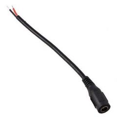 LED Strip DC Stekker met kabel - DC5,5mm - Enkelkleur - Female | MP210148 | <p>DC Stekker Female met 15 cm kabel</p>