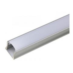 LED Strip Profiel - Aluminium - Opbouw - 17,4x15mm - 1m - Opaal | MP350007 | <ul>
<li>Aluminium</li>
<li>1 meter</li>
<li>Binnenmaat 13,15x9,45</li>
<li>Buitenmaat 17,4x15mm</li>
</ul>