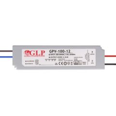 LED Transformator - 12VDC - 100W - 8,3A - GPV-100-12 | MP990241
