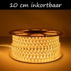 LED Strip 230V - Oranje - Inkortbaar per 10 cm - IP65 | MP340004B