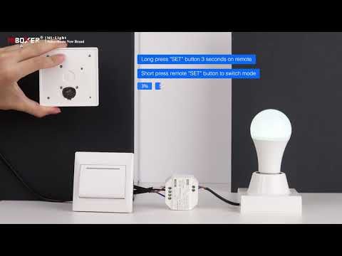 Regelen scherm schapen MiBoxer Dim module - AC Triac RF+Push Dimmer - 230V | MEIPOS LED verlichting