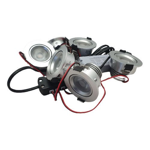 Beven Hoelahoep ONWAAR LED Set van 6 Inbouwspots - 4,5W - RVS - Dim - Ø62mm - Gratis Trafo |  MEIPOS LED verlichting