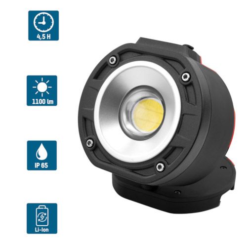LED Werklamp oplaadbaar Magnetisch - 10W - 6500K - | MEIPOS LED
