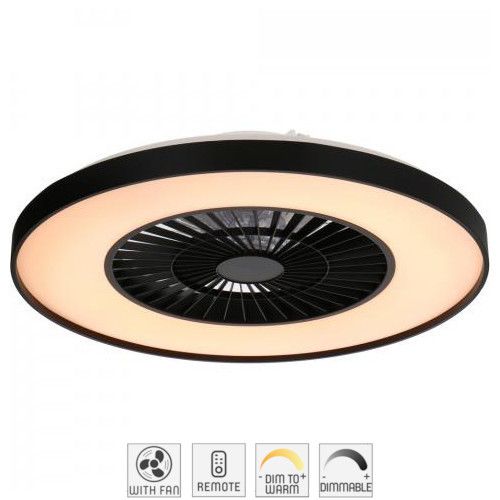 Makkelijk in de omgang Uitgaven Aanwezigheid LED Plafondlamp met ventilator - 60W - CCT - Ø600mm | MEIPOS LED verlichting