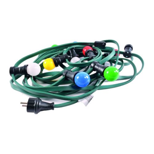 Formulering ballon Sijpelen Prikkabel op maat - 13x5mm - 2x1,5mm2 - Groen | MEIPOS LED verlichting