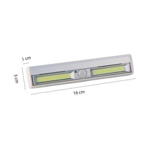 Purper Uitvoeren Uitgraving LED Beweginssensor lamp op batterijen - 200Lm - 5000K - Magneet | MEIPOS LED  verlichting